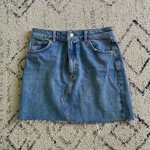 Topshop Denim Skirt